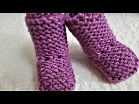 Видео: САПОЖКИ СПИЦАМИ ДЛЯ МАЛЫШЕЙ. С ИНТЕРЕСНОЙ ПЯТКОЙ .МАСТЕР КЛАСС ДЛЯ НАЧИНАЮЩИХ.