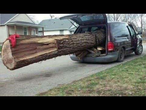 Видео: Необычные перевозки грузов. Как перегружают автомобили №3