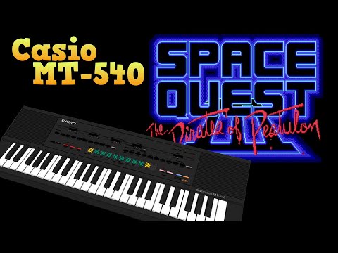 Видео: Casio MT 540 и Space Quest III