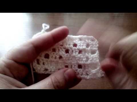 Видео: МК.Нежный,лёгкий  узор крючком для топов ,безрукавок