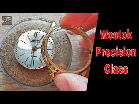 Видео: Реставрация советского хронометра Wostok Precision Class 2809 в золоте