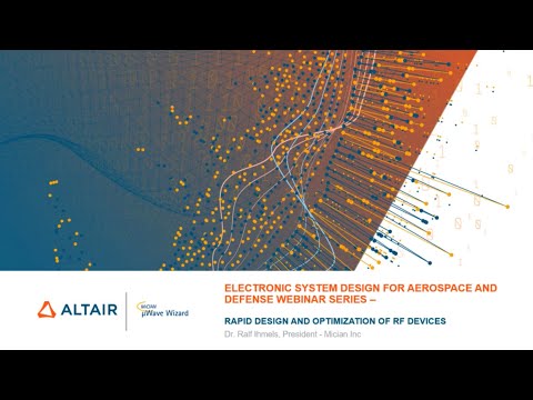 Видео: Вебинар №7 - Быстрое проектирование и оптимизация радиочастотных устройств.