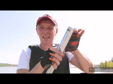 Видео: Транцевые колеса на лодке пвх Гладиатор Е 380