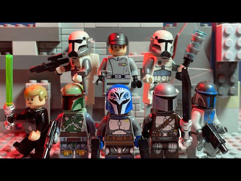 Видео: Мандалорцы: Охота - (Полный фильм) - (LEGO Star Wars Stop Motion)