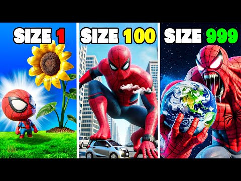 Видео: Улучшение ЧЕЛОВЕКА-ПАУКА до САМОГО БОЛЬШОГО