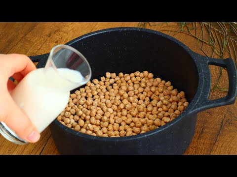 Видео: 😱 Смешать Нут и Молоко.💯 Результат потрясающий и вкусный. ✅