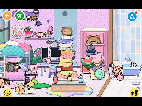 Видео: //пижамная вечеринка ☺// #токабока #тока #tocaboca