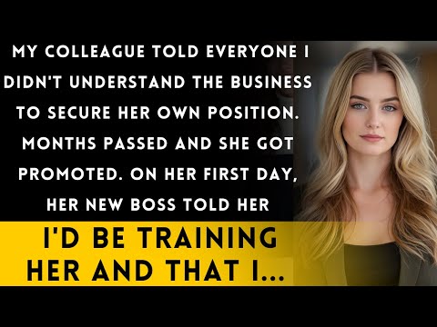 Видео: Моя коллега распустила слухи о моей некомпетентности. Затем наш новый начальник попросил меня её ...