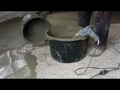 Видео: Финишная стяжка по полистиролбетону!