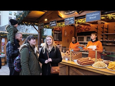 Видео: В Англии открылся ОГРОМНЫЙ рождественский рынок в немецком стиле