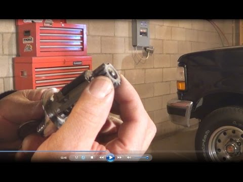 Видео: Замена тумблера зажигания и ключа зажигания для пикапа Ford F Series 1992-1997 годов