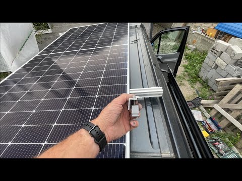 Видео: Как закрепить солнечную панель на Volkswagen Crafter