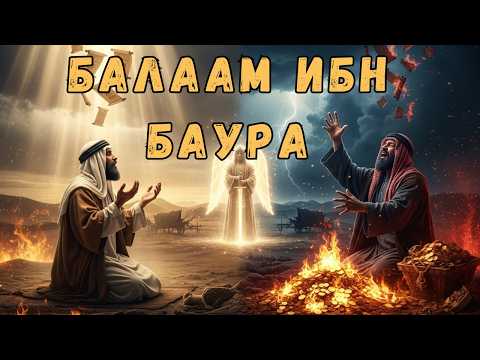 Видео: Балаам ибн Баура - история падения величайшего учёного в бездну алчности