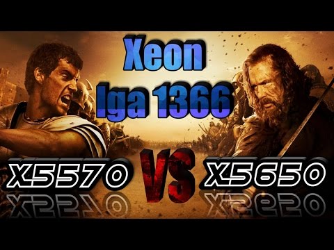 Видео: Intel Xeon x5570 vs x5650 сравнение процессоров (lga 1366 Gigabyte X58A Nvidia 1070)