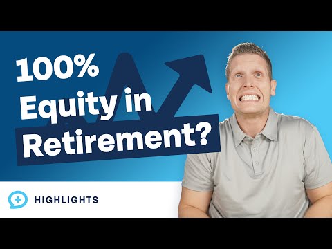 Видео: Разумно ли распределять 100% акций при выходе на пенсию?
