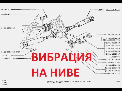 Видео: Вибрация НИВА 2121 при трогании на 2000-2500 оборотах на 70-80 км/ч