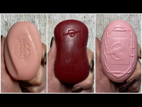 Видео: ASMR | АСМР | Dry Soap Cutting | Резка Сухого Мыла | Pink & Red Soaps | Big Chunks | Крупная Резка