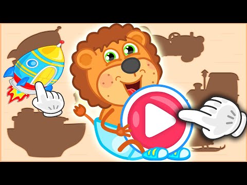 Видео: Маша и Леопольд. Играем в пазлы - Серии для всей семьи  - Lion Family на русском - Мультик