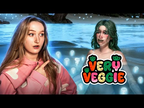 Видео: Нашла секретный пруд со светящимися медузами в Симс 4 | Very Veggie Legacy #9