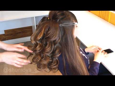 Видео: Хвост из локонов