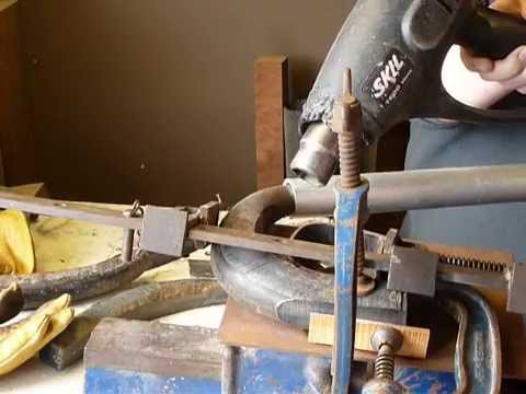 Видео: Демонстрация изготовления трости, сгибания ручек из рога буйвола, серия 4