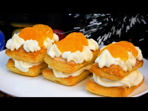 Видео: Как приготовить ЛЕНИВЫЕ пирожные за 20 минут. Пирожные МИЛЬФЕЙ, цыганка готовит.