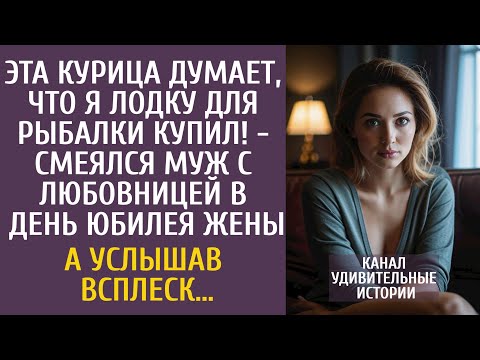 Видео: Эта курица думает, что я лодку для рыбалки купил! - смеялся муж с любовницей в день юбилея жены…
