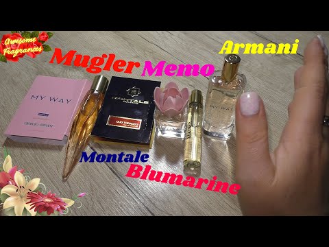 Видео: 🙃Пробую/тестирую🤔Парфюмы-красавцы😘Montale/Blumarine/Memo/Giorgio Armani/Mugler💐