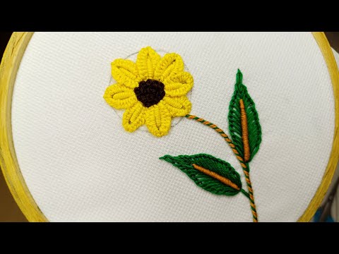 Видео: Потрясающая цветочная ручная вышивка — креативные идеи для ручной вышивки