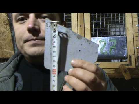 Видео: Кормушка для кроликов. Размеры