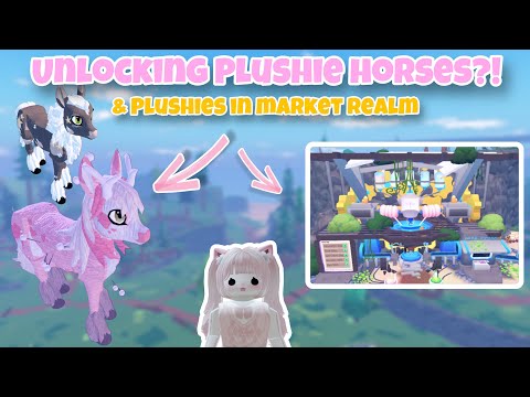 Видео: Открываем МЯГКИХ ЛОШАДЕЙ в Horse Life?! Охота на плюшевых лошадок в Market Realm!