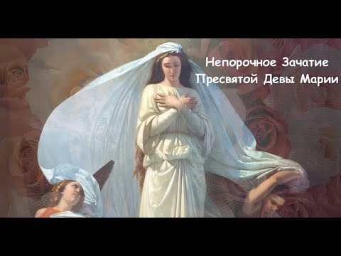 Видео: Непорочное Зачатие Пресвятой Девы Марии (08.12)