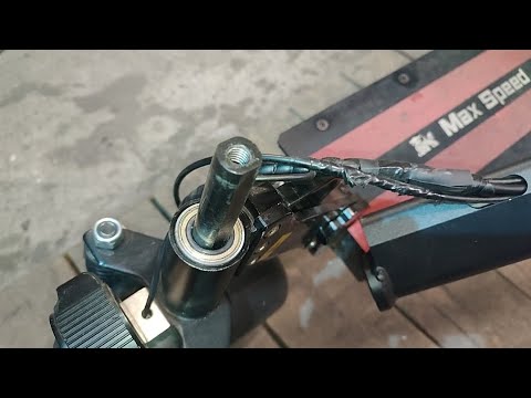 Видео: Устранение люфта рулевой стойки на kugoo Max Speed