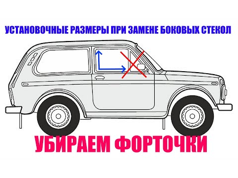 Видео: УБИРАЕМ ФОРТОЧКИ НА НИВЕ!  УСТАНОВОЧНЫЕ РАЗМЕРЫ!