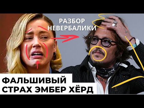 Видео: Фальшивый страх Эмбер Херд. Показательный эпизод. Суд с Джонни Деппом, день 15й.
