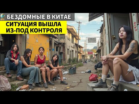 Видео: Кризис бедности в Китае: массовые увольнения, попрошайничество, переполненные бездомные города