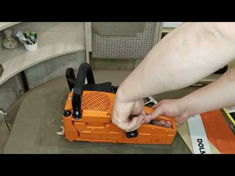 Видео: Dolmar PS-340 из коробки....15 летняя пила!!!