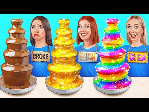 Видео: Бедная vs Богатая vs Ультра богатая еда Челлендж | Смешные ситуации с едой от Multi DO Challenge