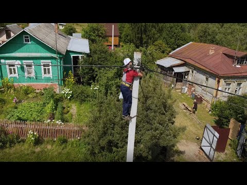 Видео: Присоединяем участок к электросетям