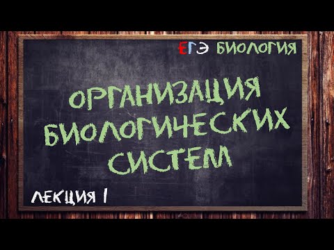 Видео: Л.1 | Организация биологических систем | ОБЩАЯ БИОЛОГИЯ ЕГЭ
