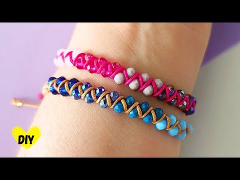 Видео: 🧵 Только с НИТЬЮ и КРИСТАЛЛАМИ сделай этот БРАСЛЕТ, который ХОРОШО ПРОДАЁТСЯ