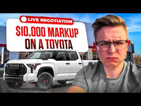 Видео: Дилерский сбор за TOYOTA в размере 10 000 долларов! Что они творят?!