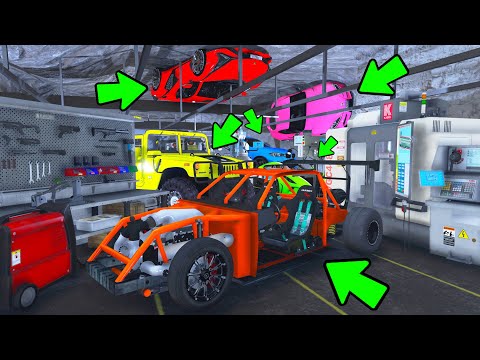 Видео: БИТВА АВТОУГОНЩИКОВ В ГТА 5 ОНЛАЙН! УГНАЛ КУЧУ ЧИТ ТАЧЕК В СЕКРЕТНОМ БУНКЕРЕ! БИТВА ВОРОВ GTA 5!