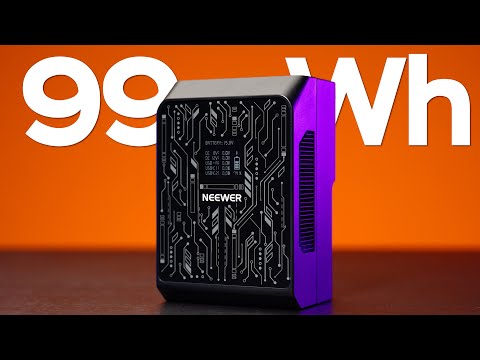 Видео: V-Mount Аккумулятор с Приложением! Neewer PS099S Обзор