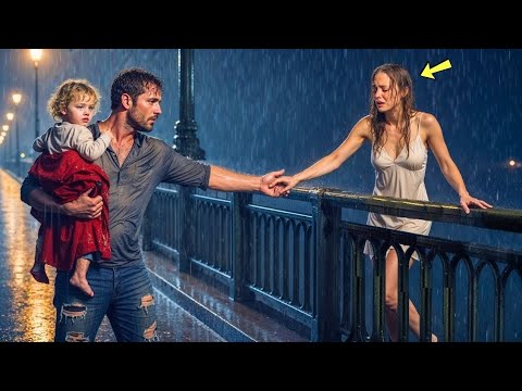 Видео: Не прыгай — сказал измождённый отец-одиночка, вытаскивая девушку с моста — она оказалась