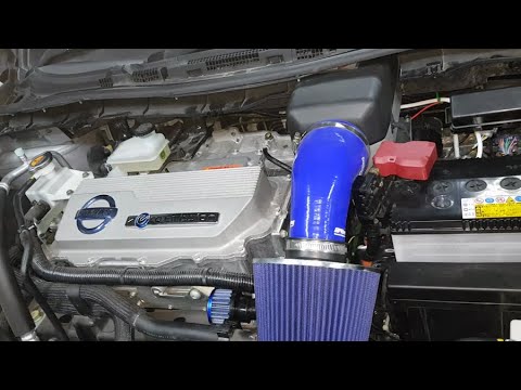 Видео: Nissan Leaf установка китайского фена. 2 часть