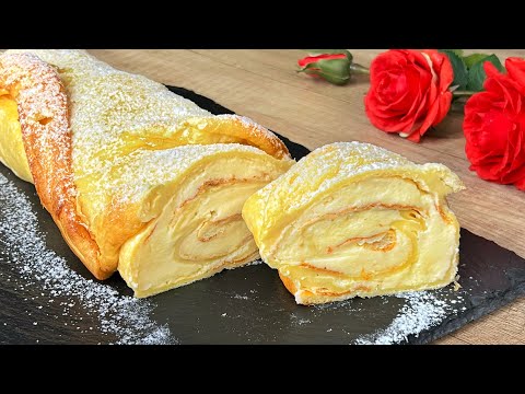 Видео: Новый десерт за 5 минут! Это божественный вкус! Тает во рту! 😋