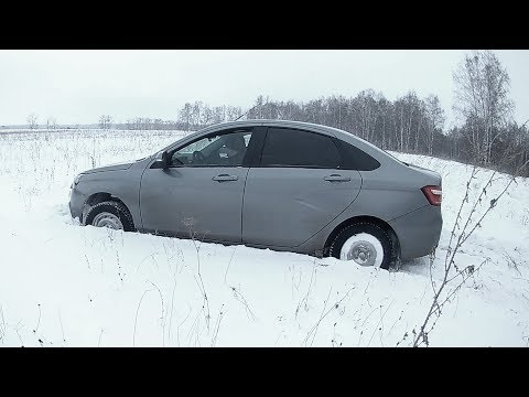 Видео: Lada Vesta по сугробам. Система стабилизации ESP Лада Веста по снегу