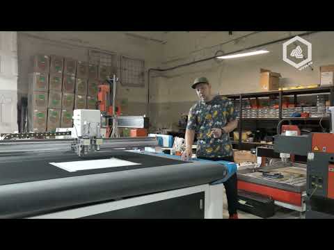 Видео: Планшетный режущий плоттер. Вакуумный стол. Раскрой ткани. ЧПУ24