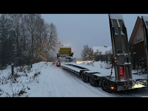 Видео: Снегопад в апреле / Когда правильно поставил ЭКСКАВАТОР